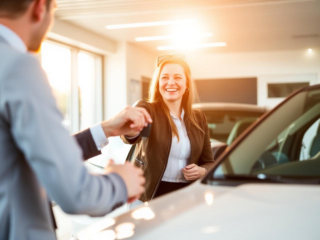 Friendly car rental staff